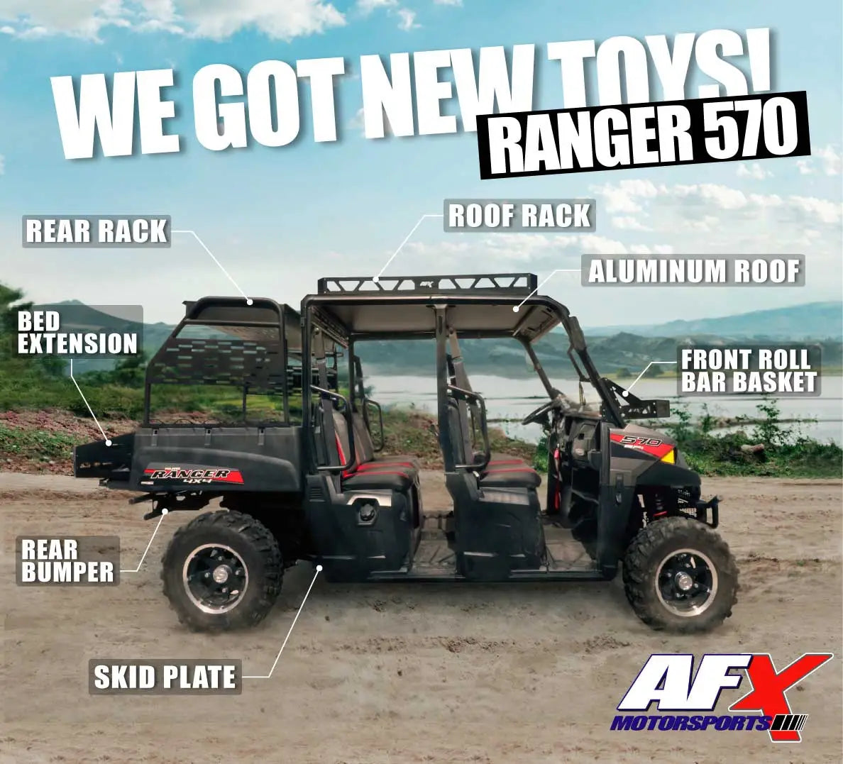 Roof Polaris RZR XP 1000 Turbo S 4 Seater