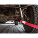 AFX Motorsports | 2In x 8Ft Ratchet Tie Down w/ Twisted Snap Hooks & Axle Strap Combo -BLACK