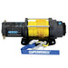 AFX Motorsports | 4500 LBS 12V DC 1/4in x 50ft Synthetic Rope Terra 4500SR Winch - Gray Wrinkle