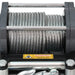AFX Motorsports | 4500 LBS 12V DC 15/64in x 50ft Steel Rope Terra 4500 Winch - Gray Wrinkle