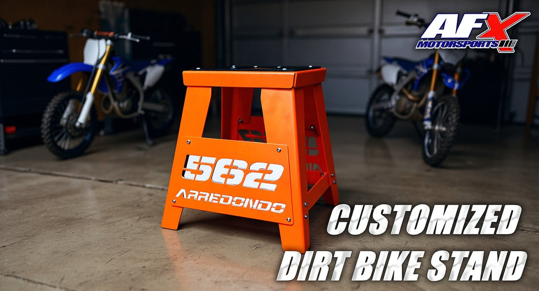 Customized Dirt Bike Stand AFX Motorsports: