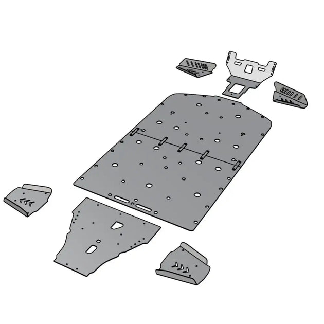 AFX Motorsports | - Aluminum Skid Plate Polaris Ranger Crew XP 1000 Full-Size 2019-2022