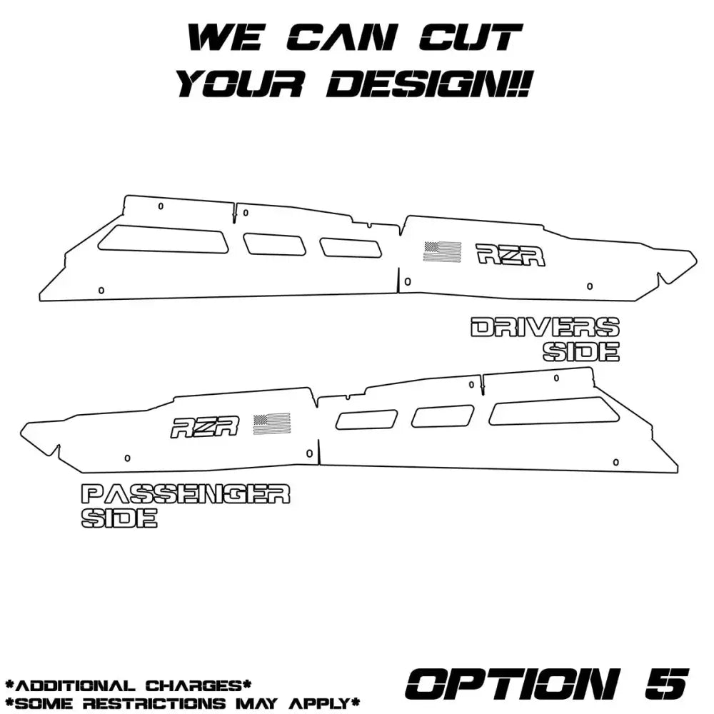 AFX Motorsports | Customized Rock Sliders Polaris RZR XP PRO / PRO R / TURBO R 4 Seater