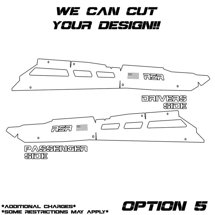AFX Motorsports | Customized Rock Sliders Polaris RZR XP PRO / PRO R / TURBO R 4 Seater