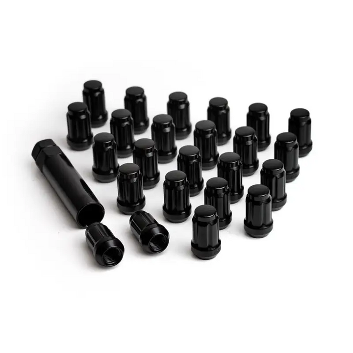 AFX Motorsports | ICON Alloys Lug Nut Kit Black - 12x1.5 - 24 Lug Nuts w/ Key