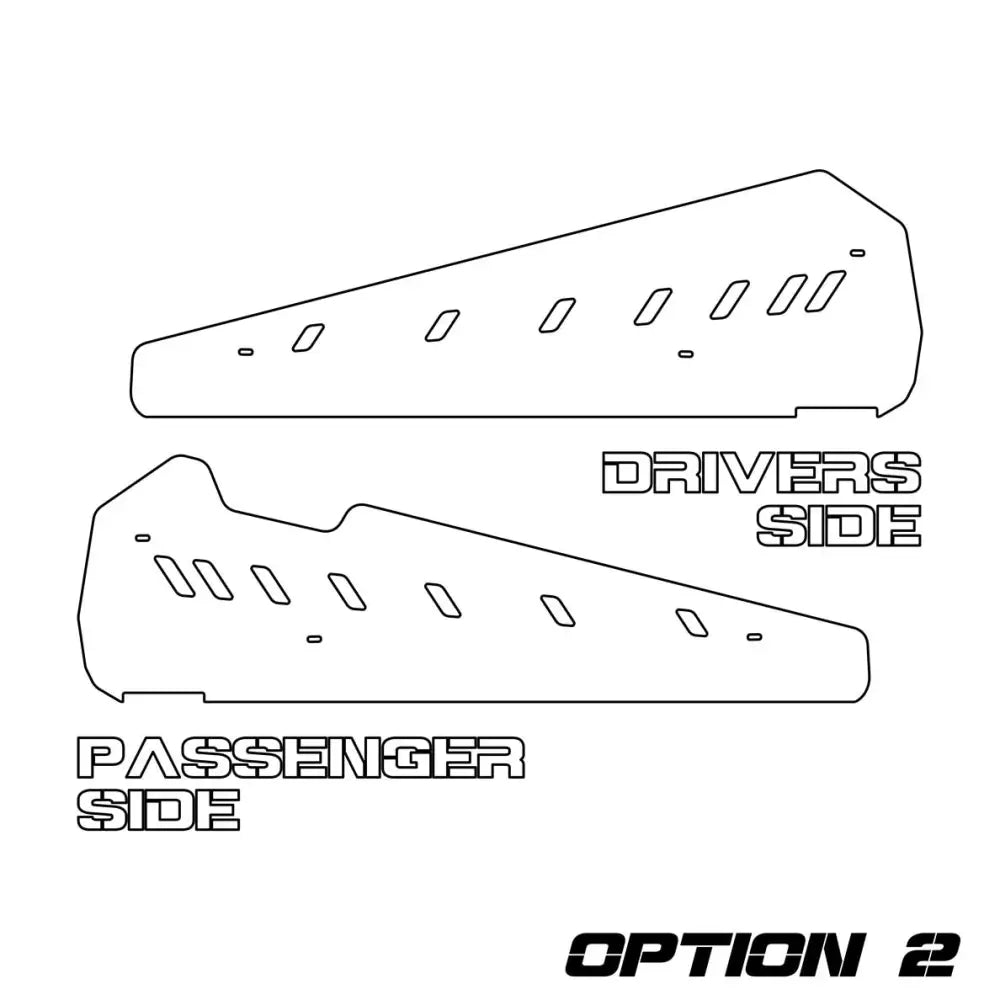 AFX Motorsports | Rock Sliders Polaris RZR XP 1000 2 Seater 2015-2022