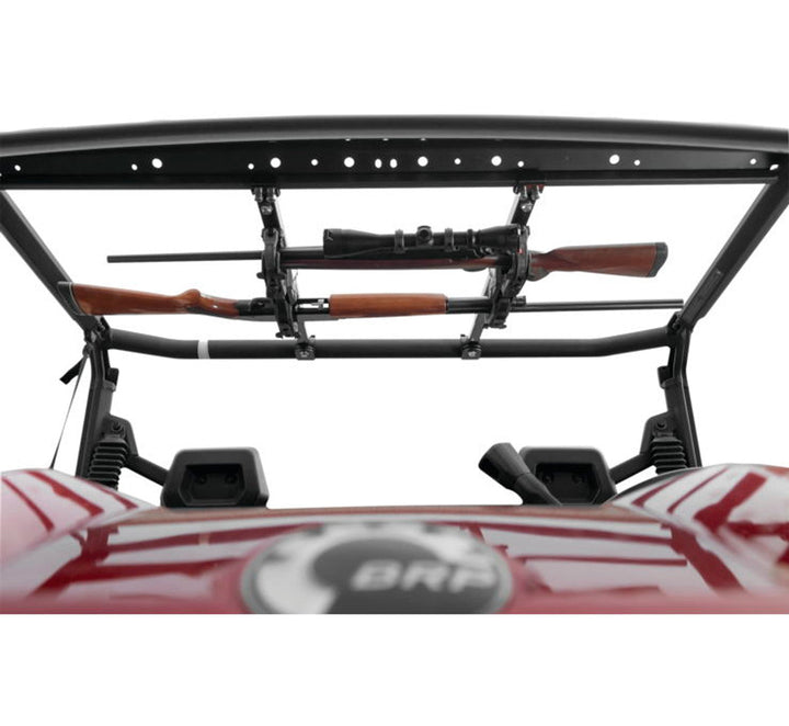 Seizmik 01 + Can Am/ Honda/ Kawasaki/ Kubota UTV OHGR 2 Gun Rack 2’’ in. Clamp - Cargo Organization