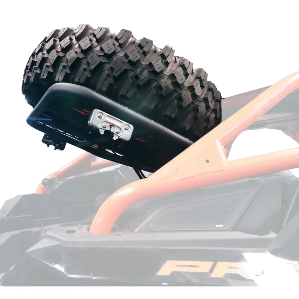 AFX Motorsports | Spare Tire Carrier w/Pneumatic Piston Polaris RZR PRO R