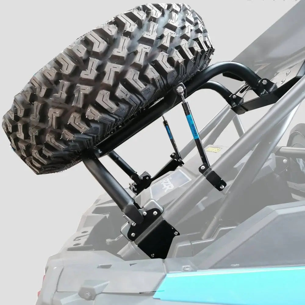 AFX Motorsports | Spare Tire Carrier w/Pneumatic Piston Polaris RZR Turbo S