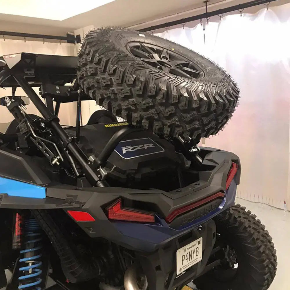 AFX Motorsports | Spare Tire Carrier w/Pneumatic Piston Polaris RZR Turbo S