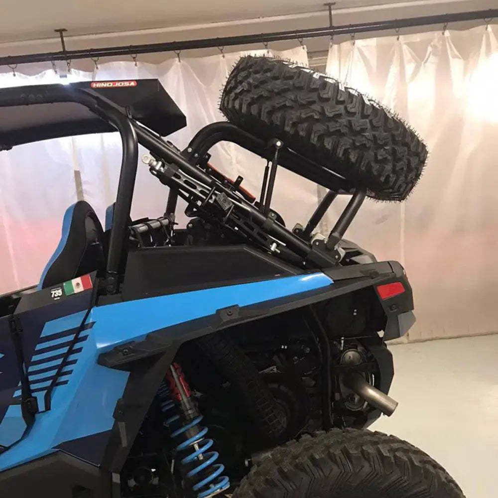 AFX Motorsports | Spare Tire Carrier w/Pneumatic Piston Polaris RZR Turbo S