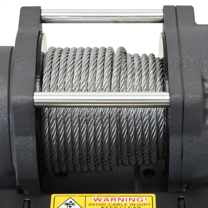 AFX Motorsports | Superwinch 2500 LBS 12V DC 3/16in x 40ft Steel Rope Terra 2500 Winch - Gray Wrinkle