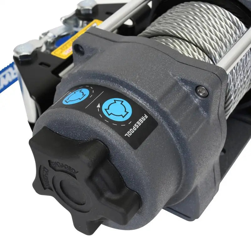 AFX Motorsports | Superwinch 2500 LBS 12V DC 3/16in x 40ft Steel Rope Terra 2500 Winch - Gray Wrinkle